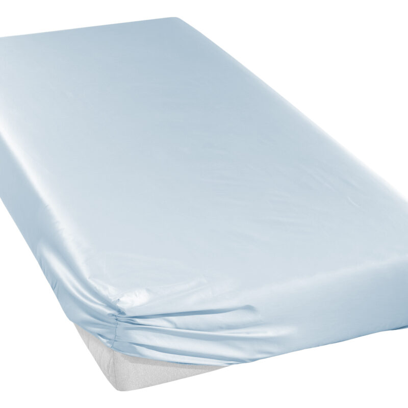 Простынь Curt Bauer UNI-MAKO-SATIN azur