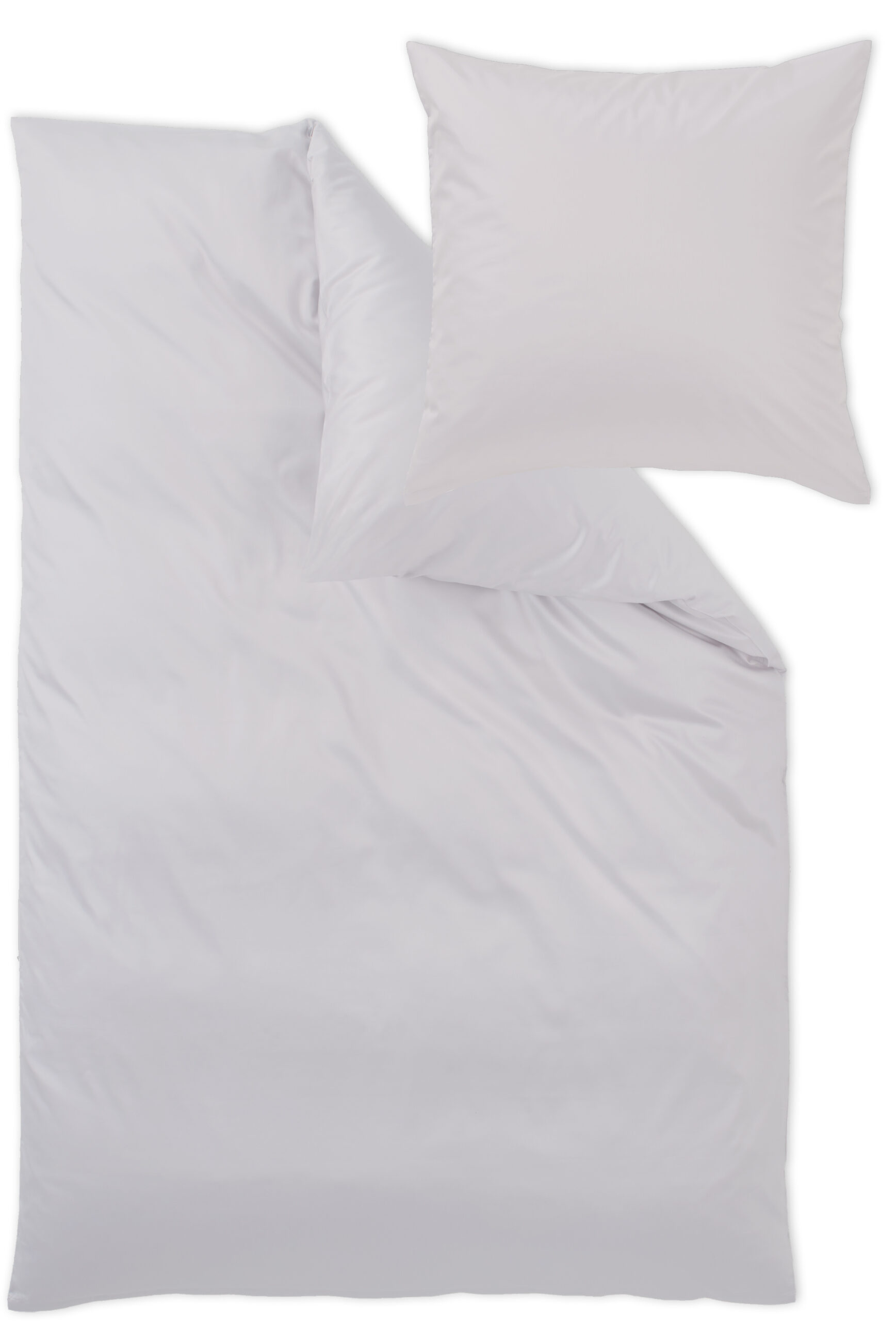 Постельное белье Curt Bauer UNI-MAKO-SATIN silbergrau — изображение 2