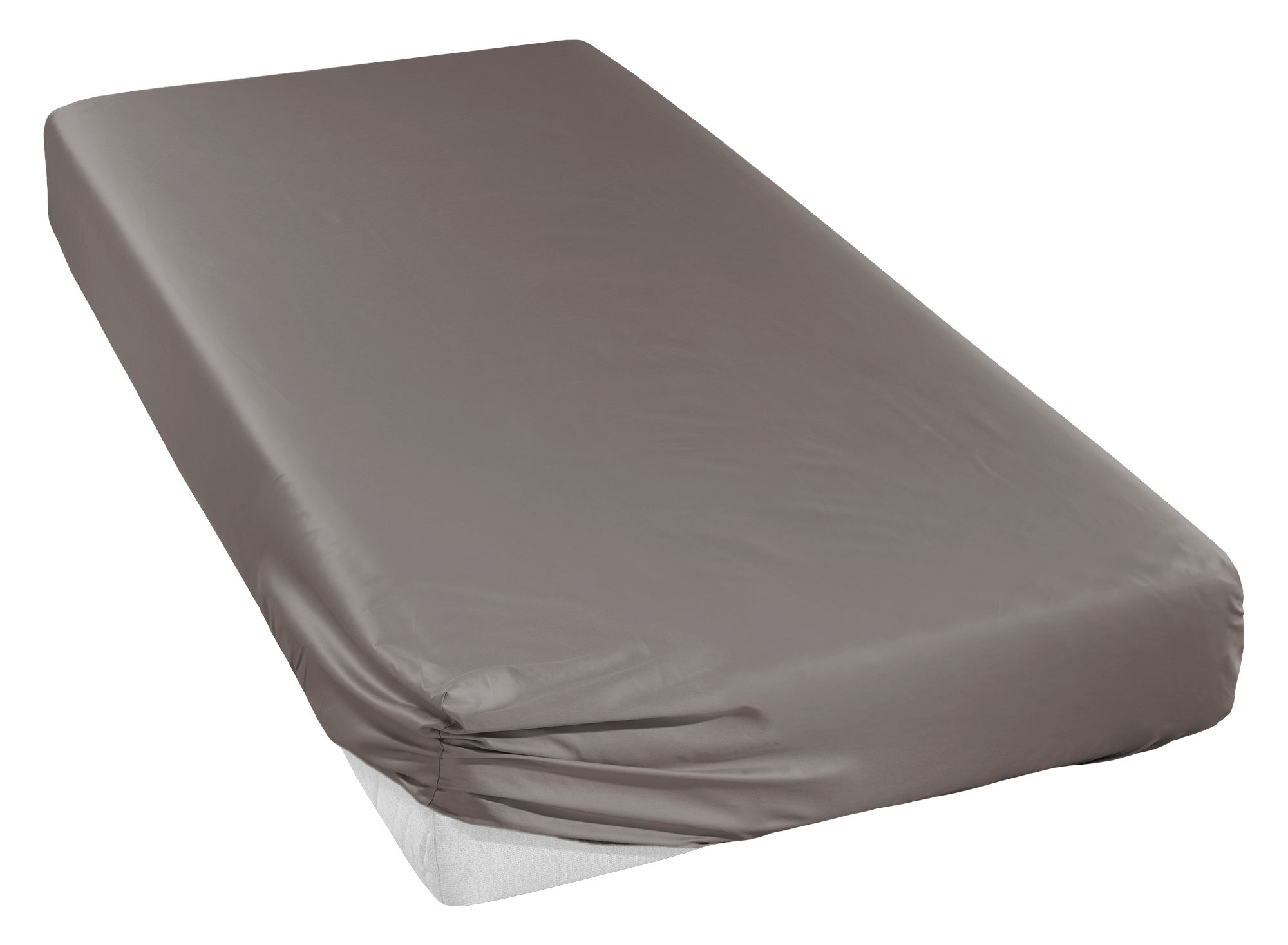 Простынь Curt Bauer UNI-MAKO-SATIN stein