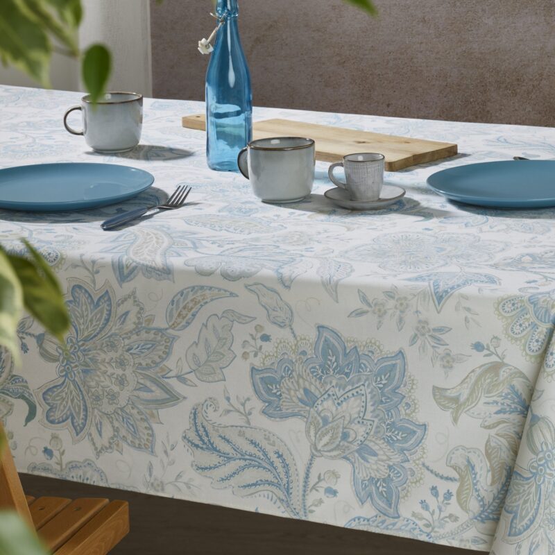 Скатерть Atenas FIORELLA turquesa