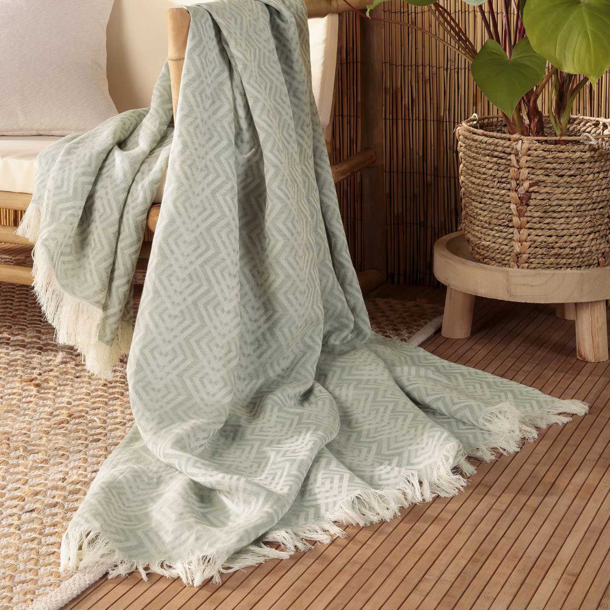 Плед Biederlack CAMEO mint