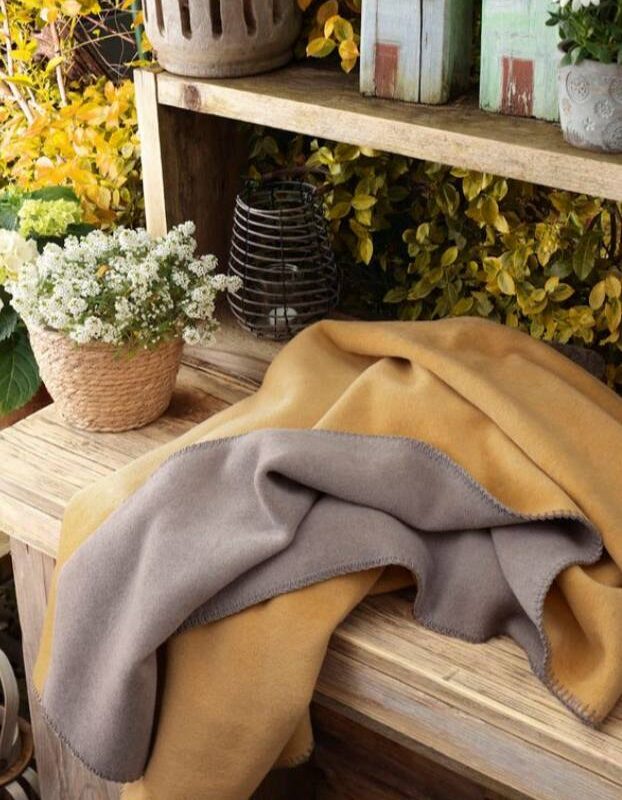 Плед Biederlack HONEY taupe