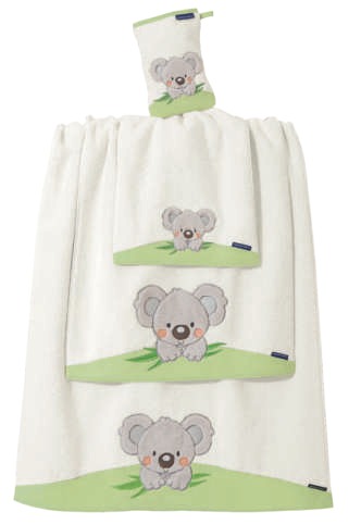 Детское полотенце Morgenstern KOALA KENO зеленое