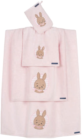 Детское полотенце Morgenstern HASE розовое