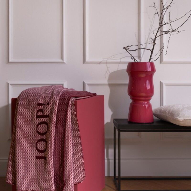 Плед JOOP! Woven rouge