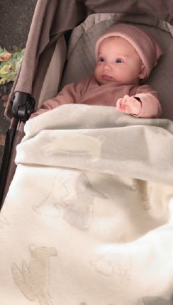 Детский плед Biederlack LITTLE RABBIT