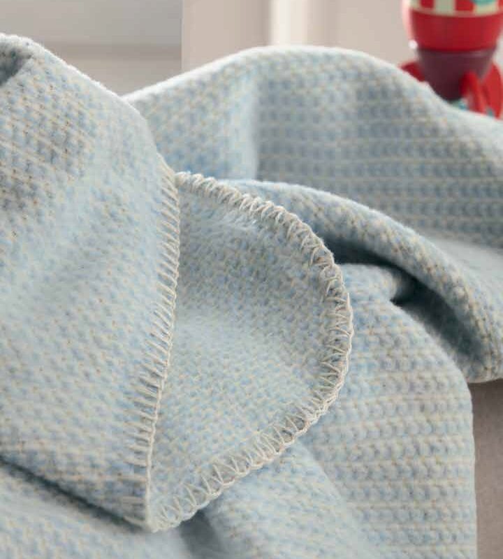 Плед Biederlack COTTON blue