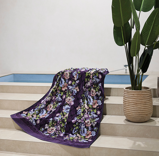 Полотенце Feiler ANJELIKA черничное