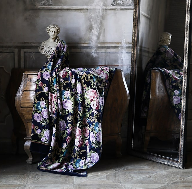 Плед Feiler ELISAVETA petrol