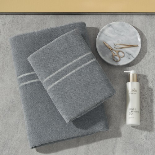 Полотенце Feiler LA GLAMOUR grau silber