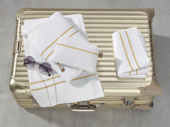 Косметичка Feiler LA GLAMOUR weis-gold