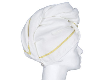 Тюрбан Feiler LA GLAMOUR weis-gold