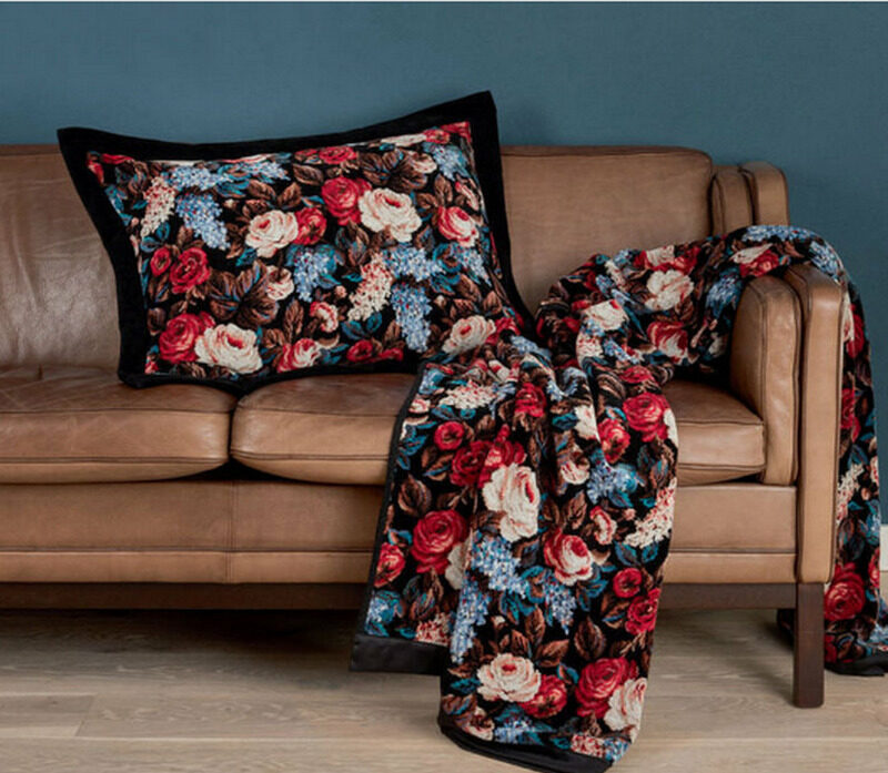 Наволочка Feiler CORNWALL бордовая с черным