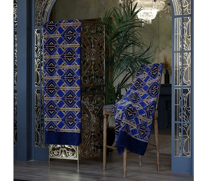 Плед Feiler GATSBY темно-синий