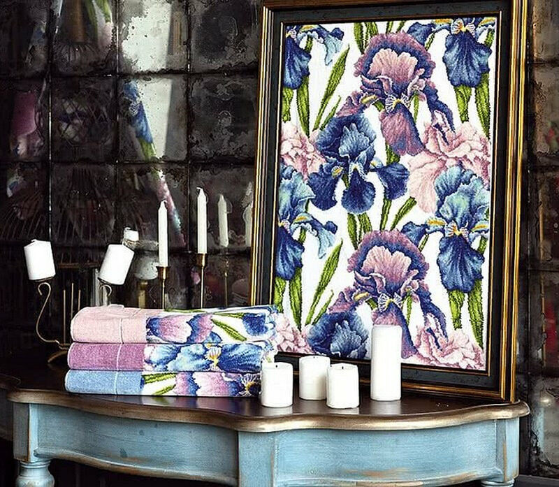 Полотенце Feiler GISELLE голубое