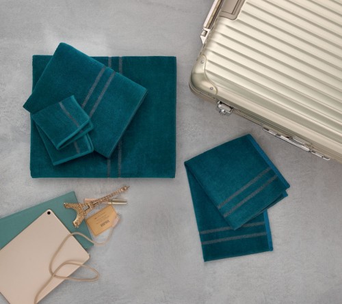 Полотенце Feiler LA GLAMOUR petrol-marine