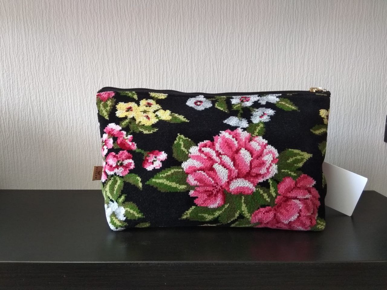 Косметичка Feiler PEONY SCHWARZ черная