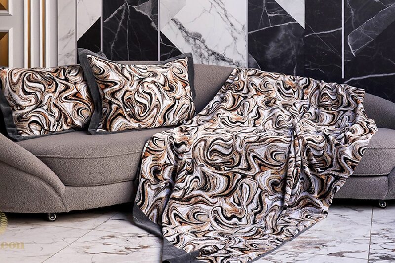 Плед Feiler MURANO NERO серый